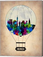 Framed Munich Air Balloon