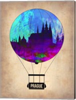 Framed Prague Air Balloon