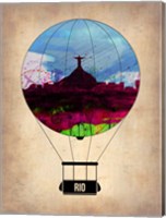 Framed Rio Air Balloon