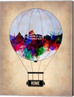 Framed Rome Air Balloon