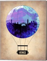 Framed Venice Air Balloon