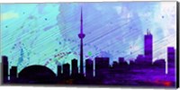 Framed Toronto City Skyline