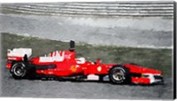 Framed Ferrari F1 Racing