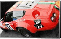 Framed Ferrari Reear Detail