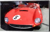 Framed 1962 Ferrari in the Pits