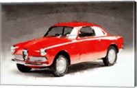 Framed 1958 Alfa Romeo Giulietta Sprint