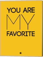 Framed You Are My Favorite Yellow