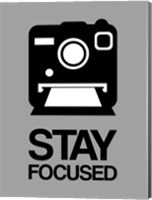 Framed Stay Focused Polaroid Camera 1