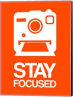 Framed Stay Focused Polaroid Camera 3