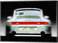 Framed 1993 Porsche 911 Rear