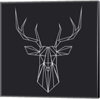 Framed Deer Polygon