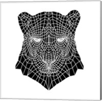 Framed Panther Head Mesh