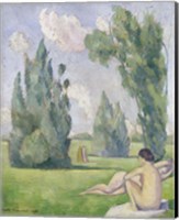 Framed Nude in a Landscape, 1890