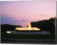 Framed Mecom Fountain, Houston, Texas