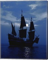 Framed Replica of Mayflower II