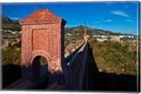 Framed 19th Century Eagle Aqueduct, Spain