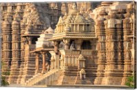 Framed Khajuraho temple, Chhatarpur District, Madhya Pradesh, India