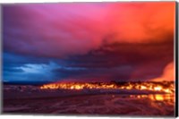 Framed Glowing Lava and Skies at the Holuhraun Fissure, Iceland