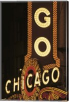 Framed Chicago Neon Sign