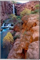 Framed Havasu Falls, Grand Canyon National Park, Arizona
