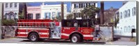 Framed Fire Truck, Charleston, South Carolina