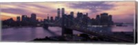 Framed Brooklyn Bridge, Manhattan, New York City