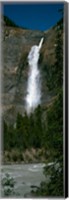 Framed Takakkaw Falls, Yoho National Park, British Columbia, Canada