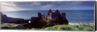 Framed Dunluce Castle, County Antrim, Northern Ireland