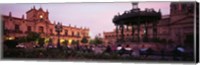 Framed Plaza De Armas, Guadalajara, Mexico