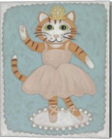 Framed 'Ballerina Animal IV' border=