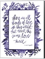 Framed Love Quote IV