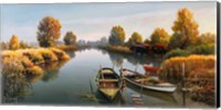 Framed Sul Fiume Boats