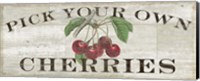 Framed Farm Fresh Cherries