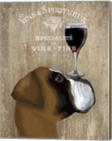 Framed Dog Au Vin Boxer
