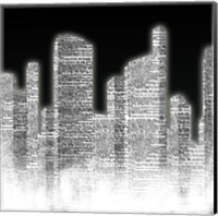 Framed Black and White City II