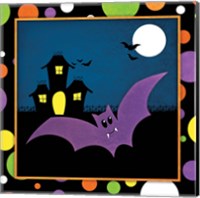 Framed Halloween Bat
