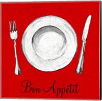 Framed Bon Appetit