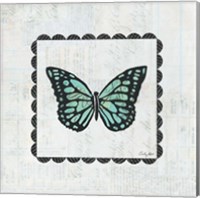 Framed Butterfly Stamp