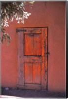 Framed Red Door