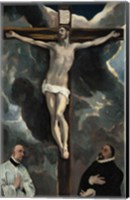 Framed Crucifixion with Two Donors