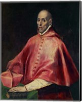 Framed Cardinal Juan de Tavera (d1545), founder of the Tavera Hospital