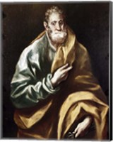 Framed Apostle Saint Peter, 1602-05