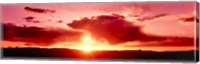 Framed Red Sunset, Arches National Park, Utah