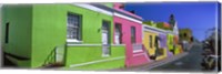 Framed Colorful Houses, Cape Town, South Africa