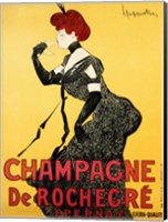 Framed Champagne de Rochegre;, ca. 1902