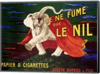 Framed Je ne Fume que Le Nil, 1912