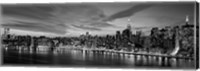 Framed Manhattan Dusk (detail)