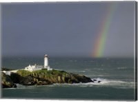 Framed Rainbow over Fanad-Head, Ireland