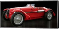 Framed Vintage Italian Race Car