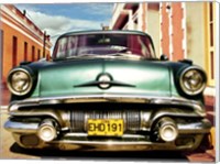 Framed Vintage American Car in Habana, Cuba